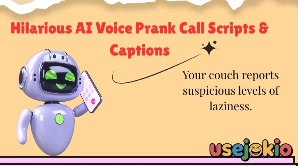 Hilarious AI Voice Prank Call Scripts & Captions