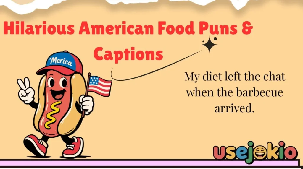 Hilarious American Food Puns & Captions