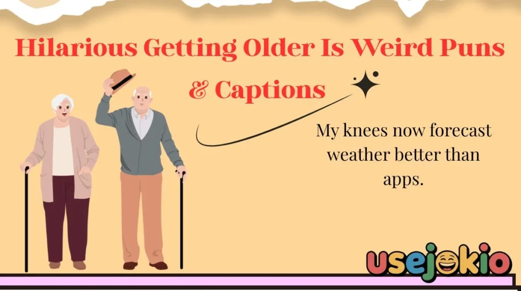 Hilarious Getting Older Is Weird Puns & Captions