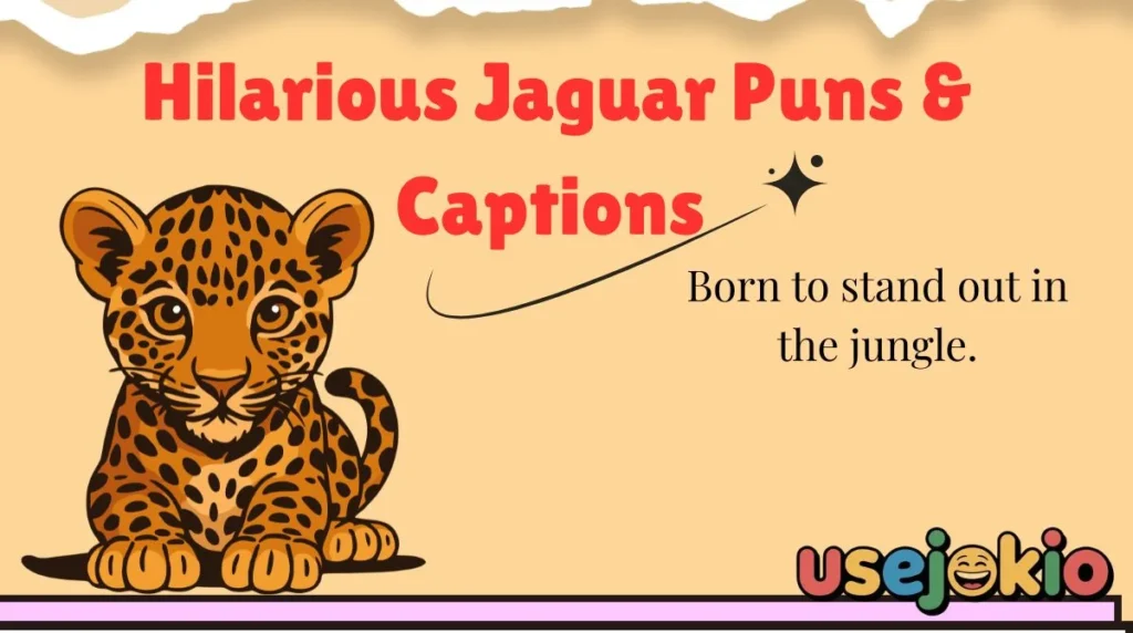 Hilarious Jaguar Puns & Captions
