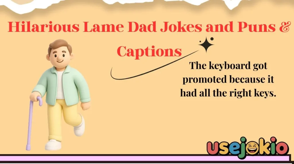 Hilarious Lame Dad Jokes and Puns & Captions
