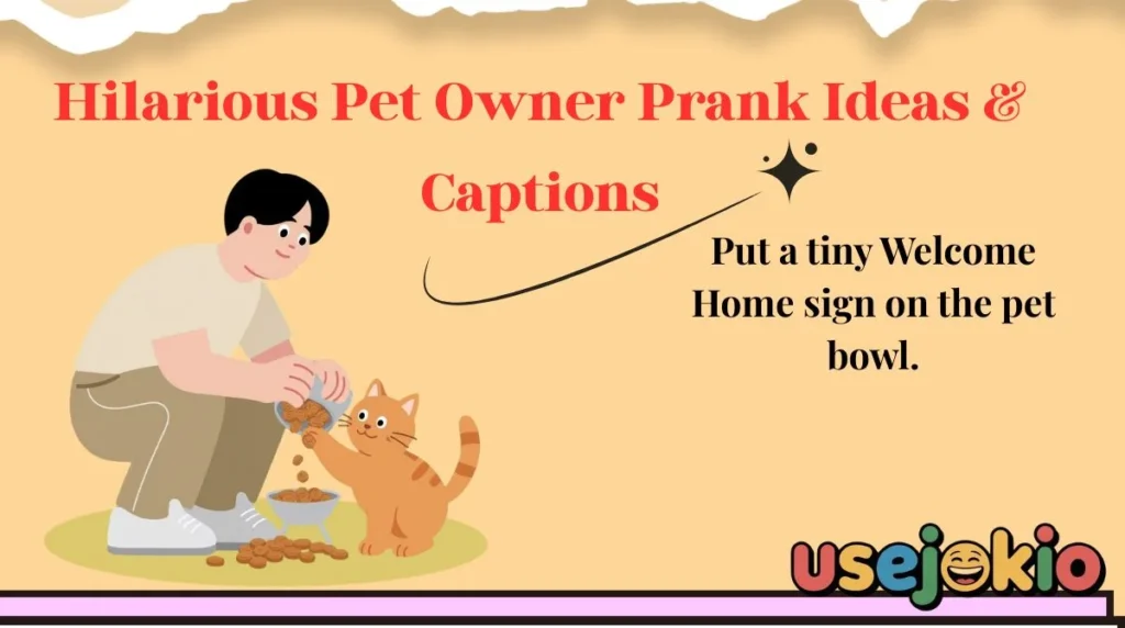 Hilarious Pet Owner Prank Ideas & Captions