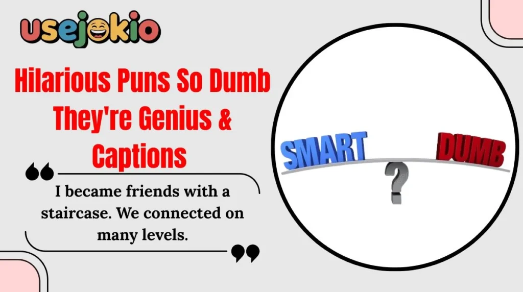Hilarious Puns So Dumb They're Genius & Captions