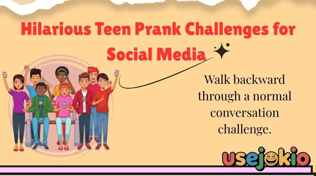 Hilarious Teen Prank Challenges for Social Media 