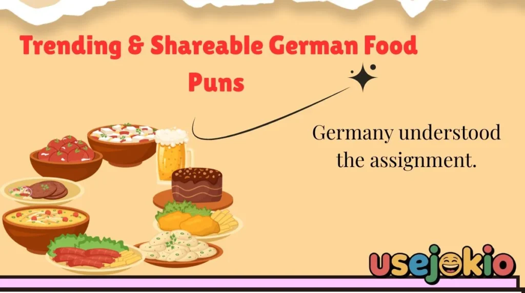 Trending & Shareable German Food Puns