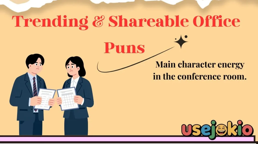 Trending & Shareable Office Puns
