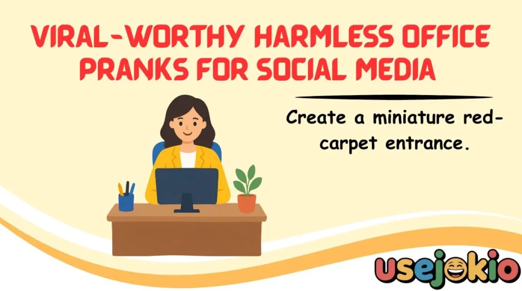 Viral-Worthy Harmless Office Pranks for Social Media 