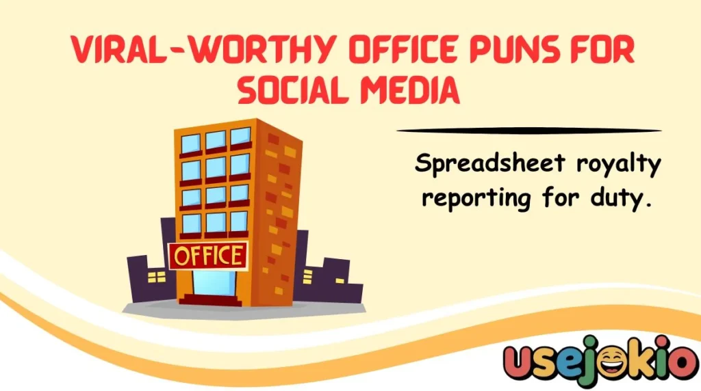 Viral-Worthy Office Puns for Social Media