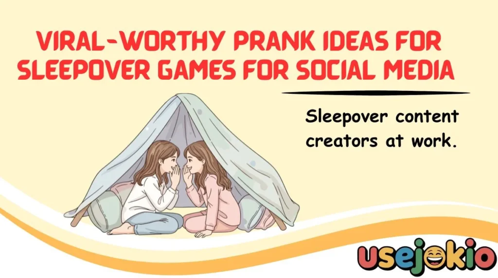 Viral-Worthy Prank Ideas for Sleepover Games for Social Media