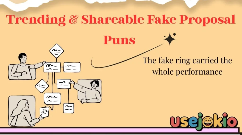 Trending & Shareable Fake Proposal Puns 