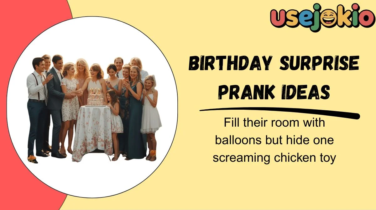 Birthday Surprise Prank Ideas