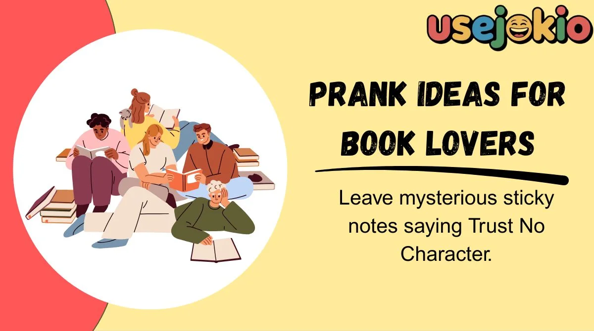 Prank Ideas for Book Lovers